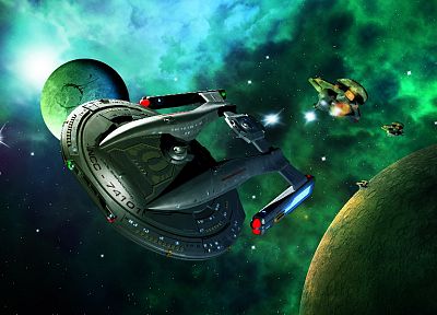 Star Trek, spaceships, vehicles, shenandoah - desktop wallpaper