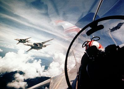 aircraft, military, Pilot, F-14 Tomcat - random desktop wallpaper
