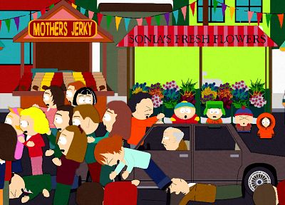 South Park, Eric Cartman, Stan Marsh, old people, Kenny McCormick, Kyle Broflovski - duplicate desktop wallpaper
