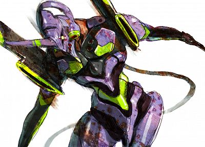 mecha, Neon Genesis Evangelion, EVA Unit 01 - duplicate desktop wallpaper