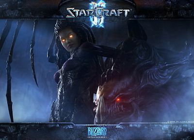 Zerg, Sarah Kerrigan Queen Of Blades, StarCraft II - random desktop wallpaper
