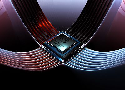 Intel, core 2 quad - desktop wallpaper