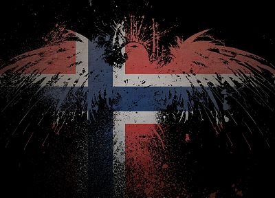 Norway, flags - random desktop wallpaper