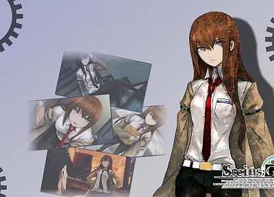 anime boys, Steins;Gate, Makise Kurisu, Okabe Rintarou, anime girls - duplicate desktop wallpaper