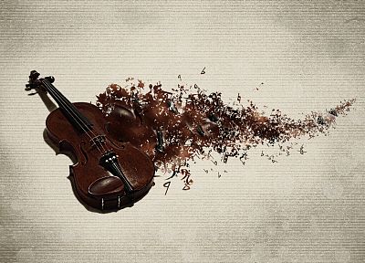 violins - newest desktop wallpaper