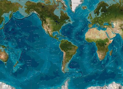 Earth, maps - desktop wallpaper