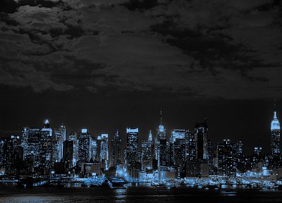 cityscapes, night, lights, urban - duplicate desktop wallpaper