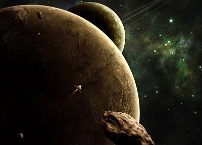 outer space, stars, planets - related desktop wallpaper