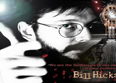 quotes, Bill Hicks - duplicate desktop wallpaper