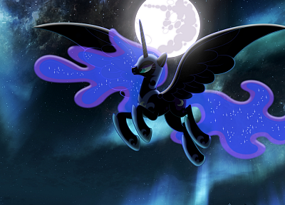 night, Queen, luna, Nightmare Moon, My Little Pony: Friendship is Magic - duplicate desktop wallpaper