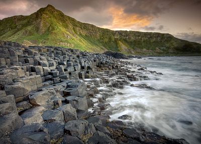 nature, Ireland, Giant's Causeway - random desktop wallpaper