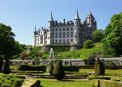 castles, architecture, buildings, Scotland - desktop wallpaper