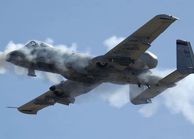 aircraft, military, planes, vehicles, A-10 Thunderbolt II - random desktop wallpaper