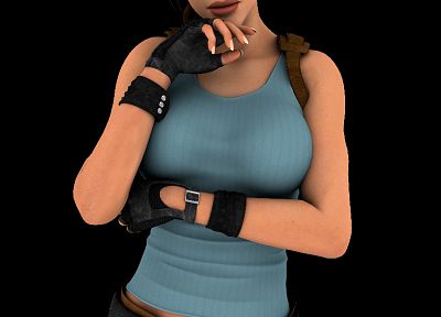 3D view, Tomb Raider, Lara Croft - duplicate desktop wallpaper