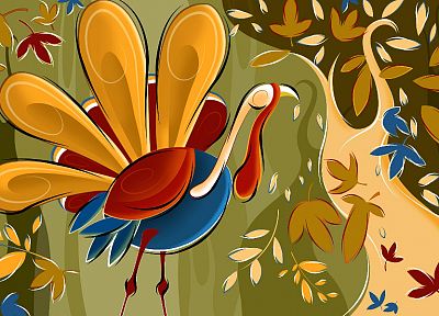Thanksgiving, Turkey bird - duplicate desktop wallpaper