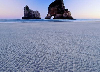 islands, New Zealand, beaches - random desktop wallpaper