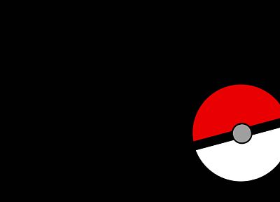 Pokemon, Poke Balls, black background - random desktop wallpaper