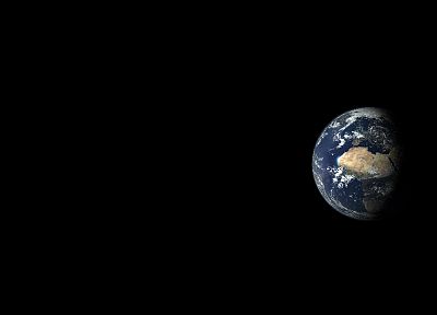 black, outer space, Earth - related desktop wallpaper