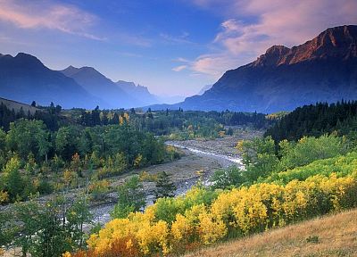 mountains, Canada, Alberta - desktop wallpaper