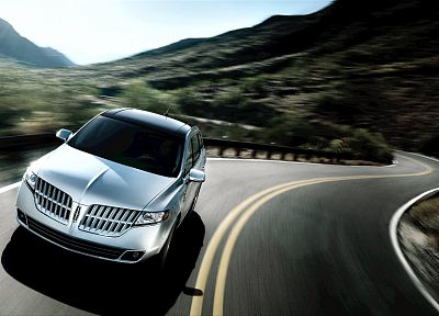 cars, roads, Lincoln, front view, Lincoln MKX - desktop wallpaper