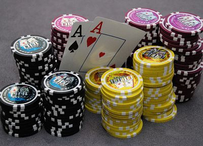 cards, poker, poker chips - random desktop wallpaper