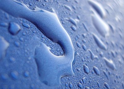 water, blue, condensation - random desktop wallpaper