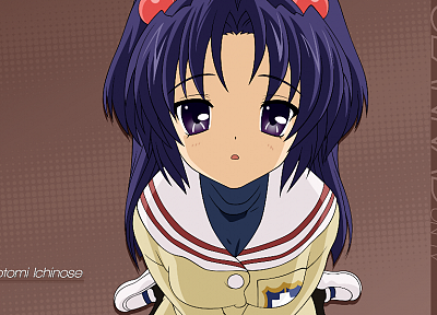 school uniforms, Ichinose Kotomi, Clannad, anime girls, sailor uniforms - desktop wallpaper