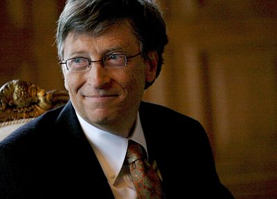 glasses, celebrity, Bill Gates, men with glasses - desktop wallpaper