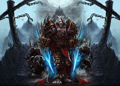 World of Warcraft, Worgen, Genn Greymane - duplicate desktop wallpaper