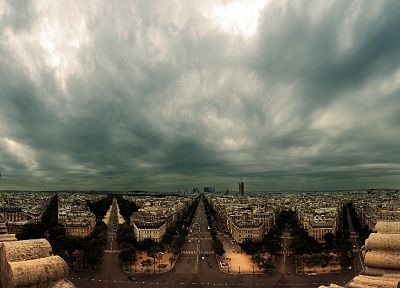 Paris, cityscapes, France, urban, buildings, overcast - random desktop wallpaper