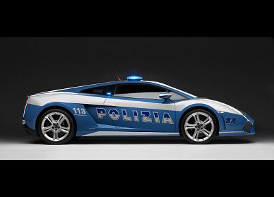 cars, police, vehicles, Lamborghini Gallardo, italian cars - desktop wallpaper