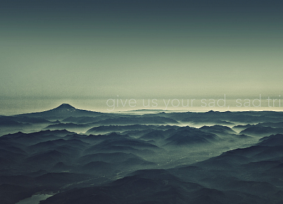 mountains, landscapes, sad - desktop wallpaper