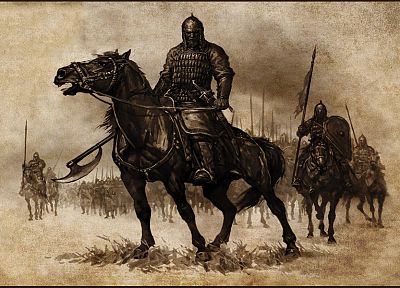 knights, Mount&Blade, artwork, medieval - desktop wallpaper