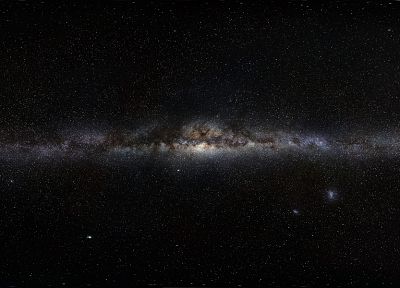 outer space, stars, planets - desktop wallpaper