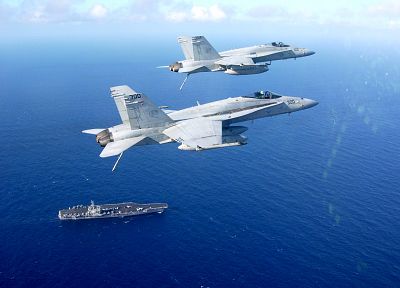 aircraft, navy, F-18 - random desktop wallpaper