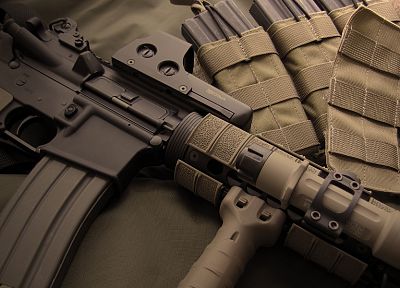 weapons, eotech, AR-15 - duplicate desktop wallpaper