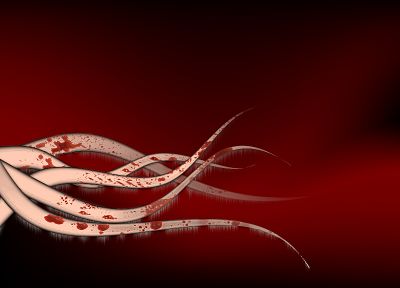 red, tentacles, hail - desktop wallpaper