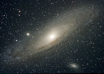 outer space, stars, galaxies, andromeda - duplicate desktop wallpaper