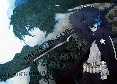 Black Rock Shooter, anime girls - duplicate desktop wallpaper