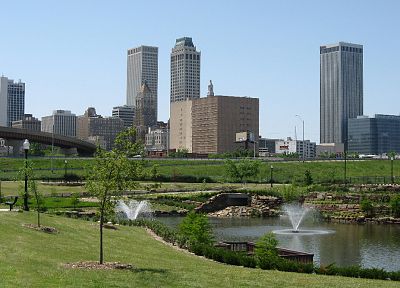 green, cityscapes, buildings, skyscrapers, lakes, parks - related desktop wallpaper