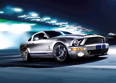 blue, cars, Ford, silver, vehicles, Ford Mustang, Shelby Mustang, Ford Mustang Shelby GT500KR, Ford Shelby, Shelby American - related desktop wallpaper