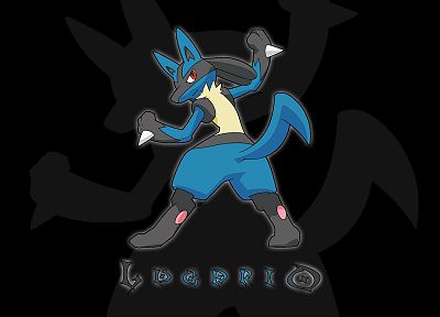 Pokemon, Lucario - duplicate desktop wallpaper