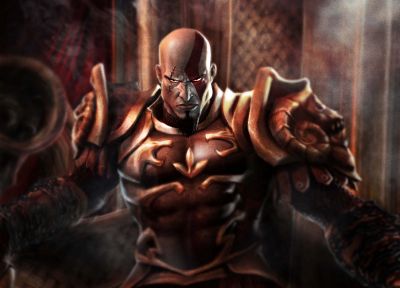 Kratos, God of War - related desktop wallpaper