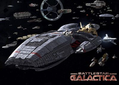raptor, Battlestar Galactica, spaceships, science fiction, vehicles, movie posters, fleet, Colonial One - desktop wallpaper