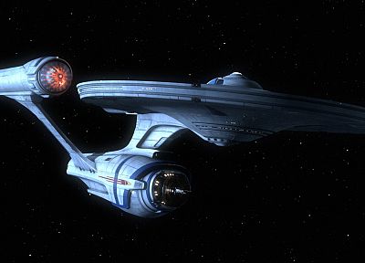 Star Trek, spaceships, USS Enterprise - random desktop wallpaper