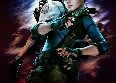 Resident Evil, Jill Valentine, Chris Redfield - desktop wallpaper