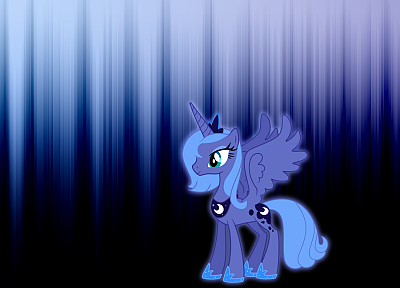 luna, My Little Pony, glow, Princess Luna, My Little Pony: Friendship is Magic - desktop wallpaper