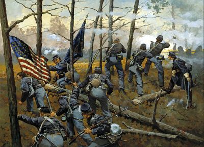 soldiers, USA, Civil War - desktop wallpaper