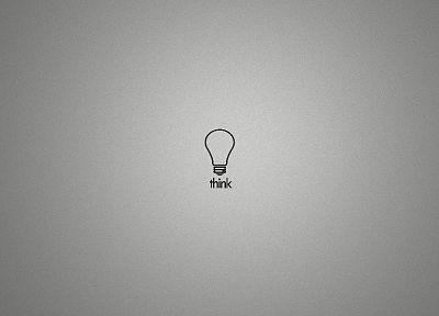 minimalistic, light bulbs - desktop wallpaper
