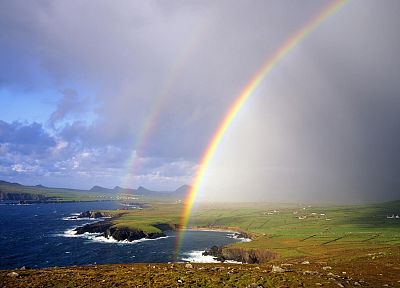 rainbows, skyscapes - duplicate desktop wallpaper